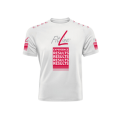 FitLine camiseta de deporte funcional blanco mujer